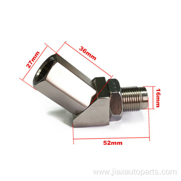 45 Degrees Mini catalyst O2 Sensor Plug M18*1.5